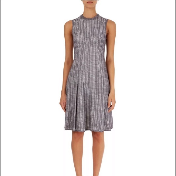 Victoria Beckham Dresses & Skirts - Victoria Beckam Textured Plaid Flippy Dress